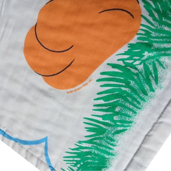 Sesame Street Big Bird And Elmo Growth Chart Homemade Crib Blanket - Picture 3 of 6